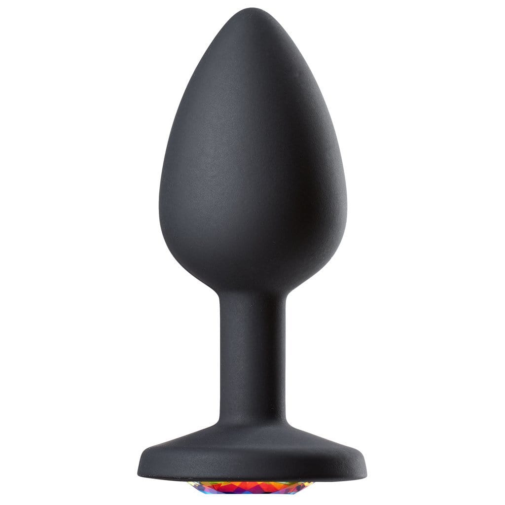 Cloud 9 Novelties Gems Jeweled Silicone Anal Plug - Small Default Title