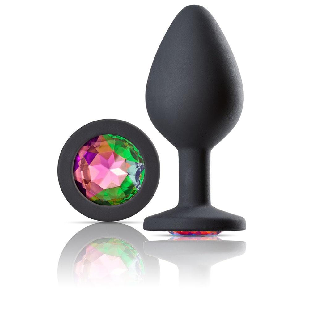 Cloud 9 Novelties Gems Jeweled Silicone Anal Plug - Medium Default Title
