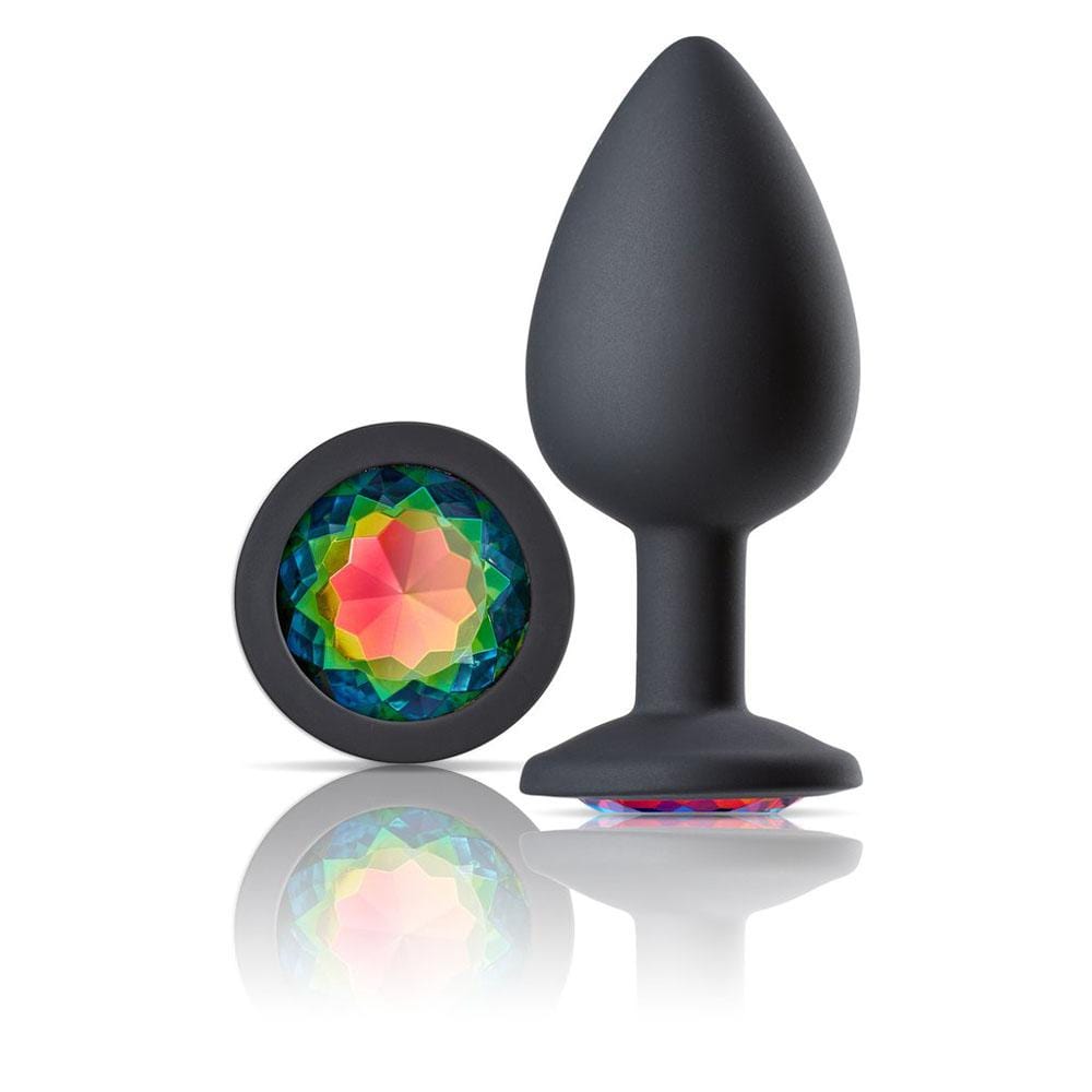 Cloud 9 Novelties Gems Jeweled Silicone Anal Plug - Large Default Title