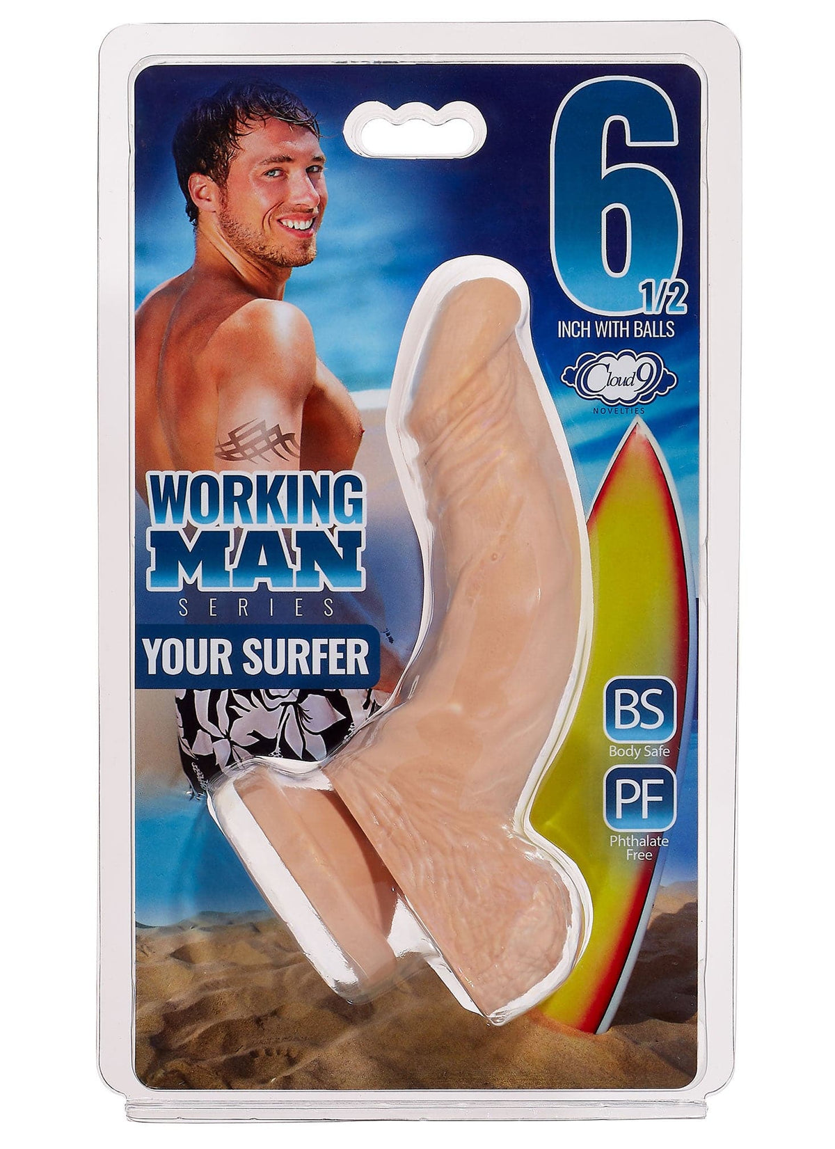 cloud 9 working man 6 5 inch with balls your surfer light