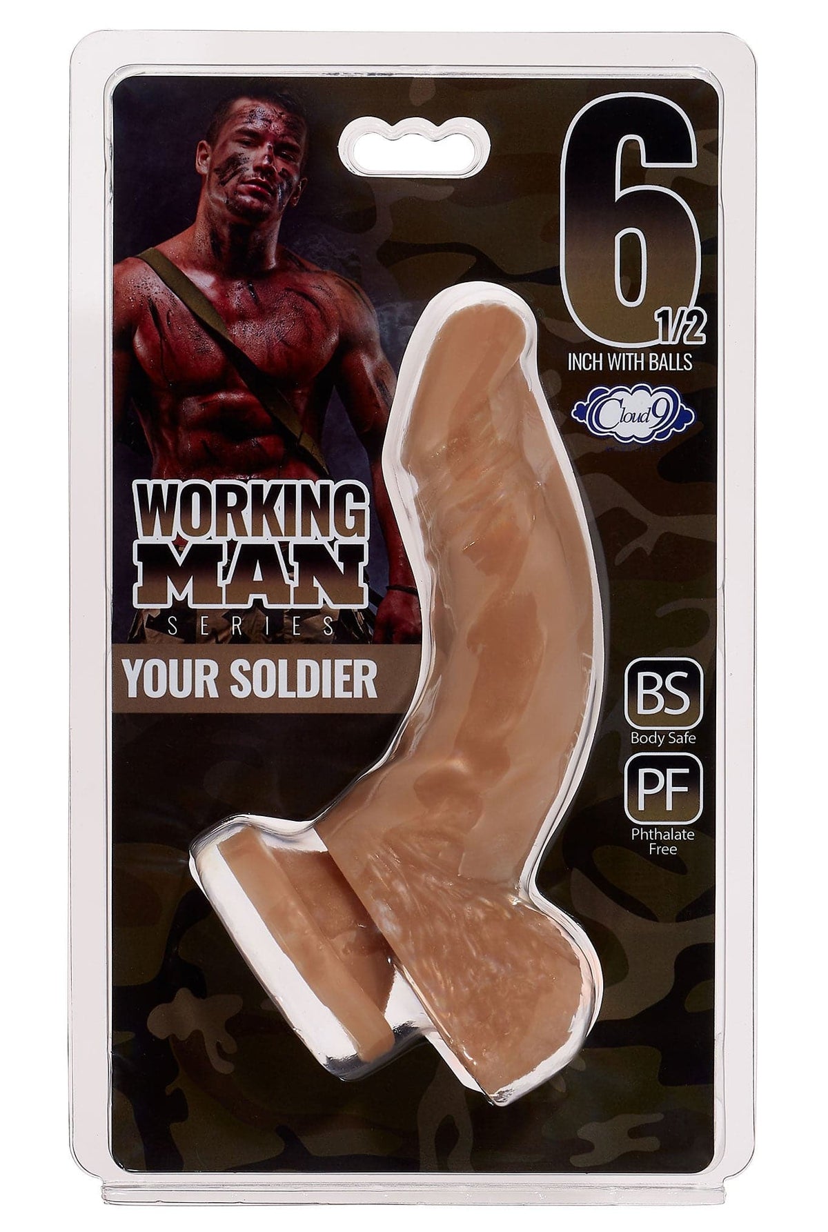 cloud 9 working man 6 5 inch with balls your soldier tan