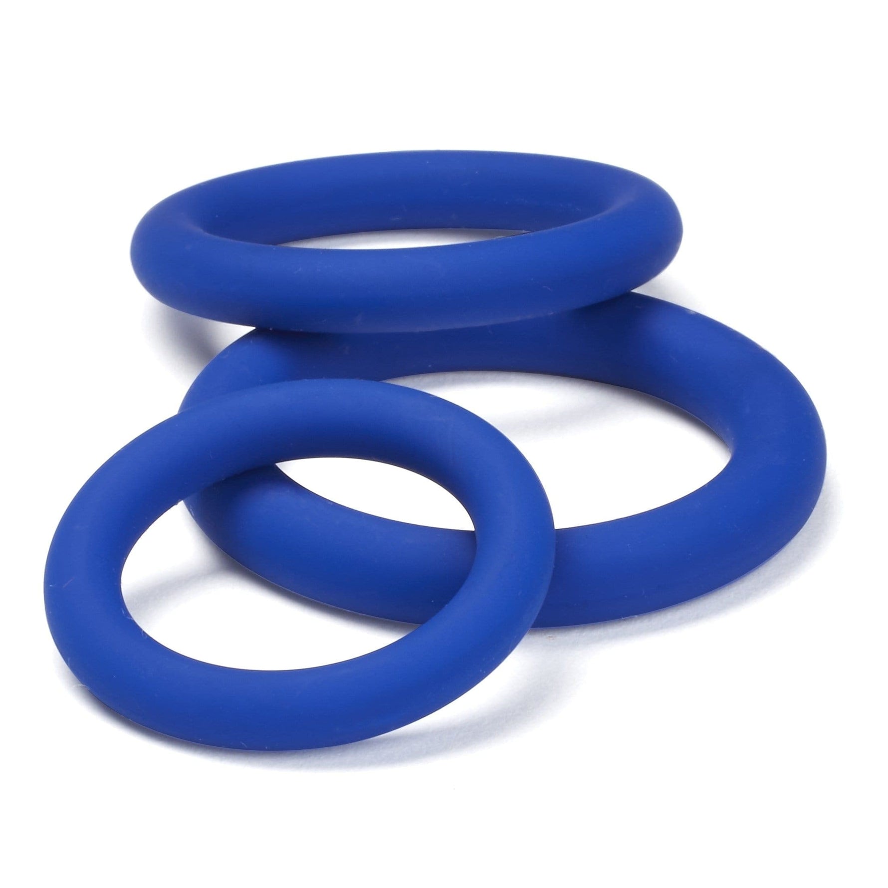 Pro Sensual Silicone Cock Ring 3 Pack - Blue Default Title