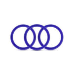 Performance - Vs3 Pure Premium Silicone Cockrings - Large - Indigo