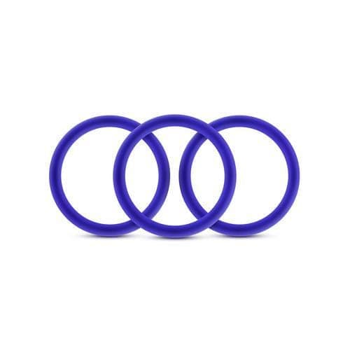 Performance - Vs3 Pure Premium Silicone Cockrings - Large - Indigo