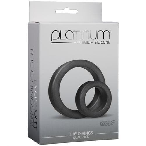 platinum premium silicone the c rings charcoal