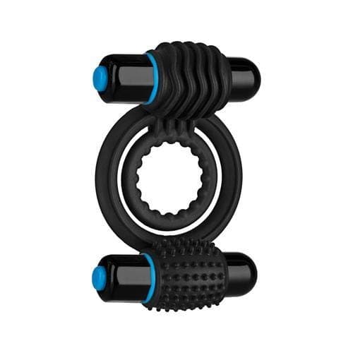 Optimale Vibrating Double C Ring - Black