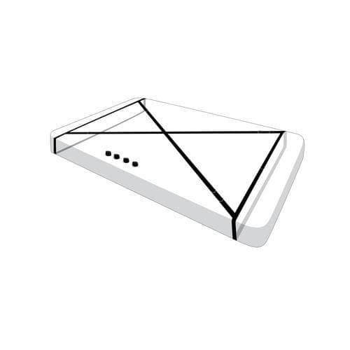 Interlace Over and Under the Bed Restraint Set