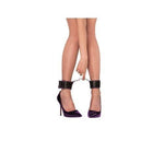 Reversible Ankle Cuffs Premium Bonded Leather and Neoprene - Purple
