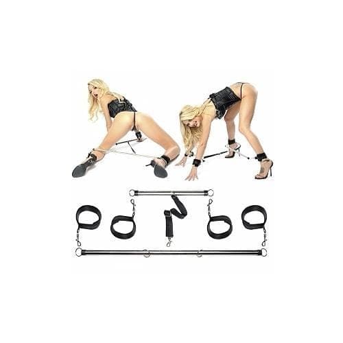 Fetish Fantasy Series - Spread 'Em Bar and Cuffs Set