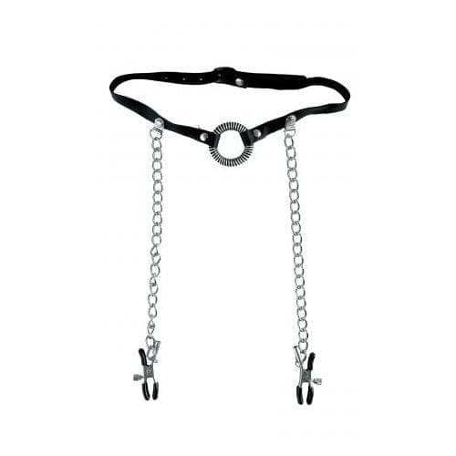 Fetish Fantasy Series Ltd. Ed. O-Ring Gag & Nipple Clamps