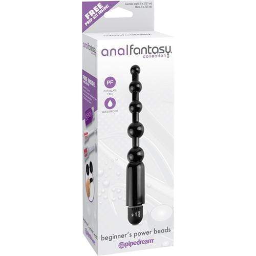 anal fantasy collection beginners power beads black