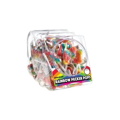 rainbow pecker pops 72 count fishbowl