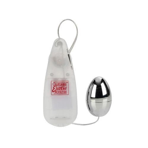 Pocket Exotics Vibrating Egg - Silver