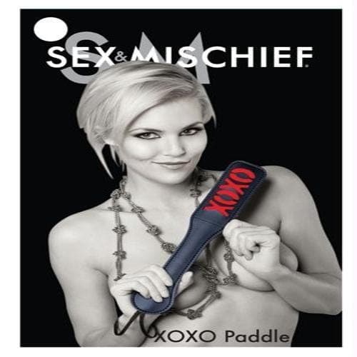 Sex and Mischief Xoxo Paddle - Black