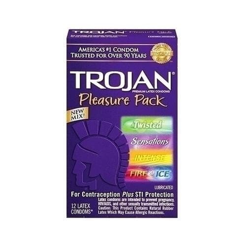 trojan pleasure pack 12 pack